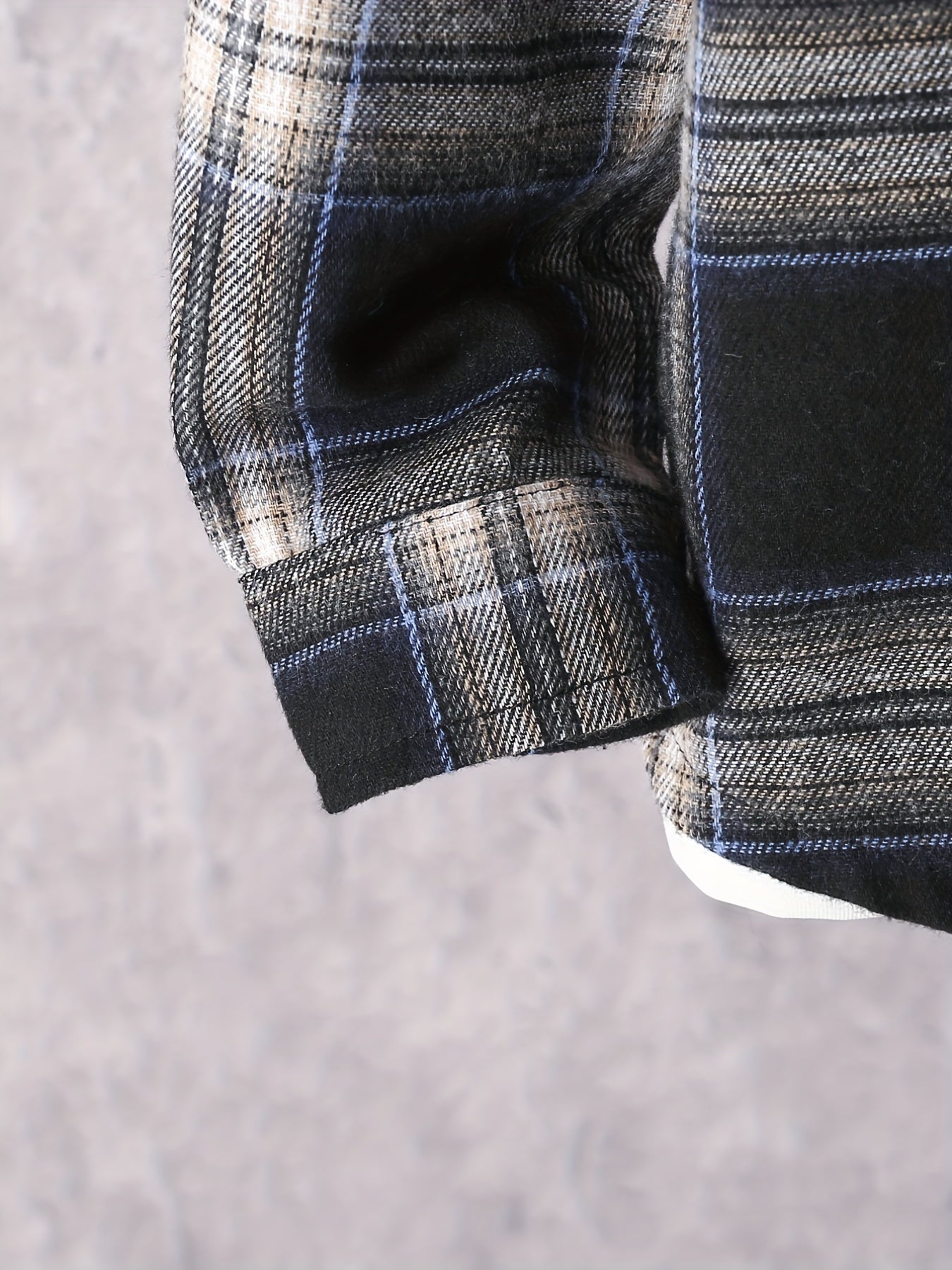 Boy's Plaid Long Sleeve Shirt Casual Slightly Stretch Breathable Button Up Shirt