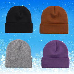 Double Layer Knitted Hat for Cycling Windproof Unisex