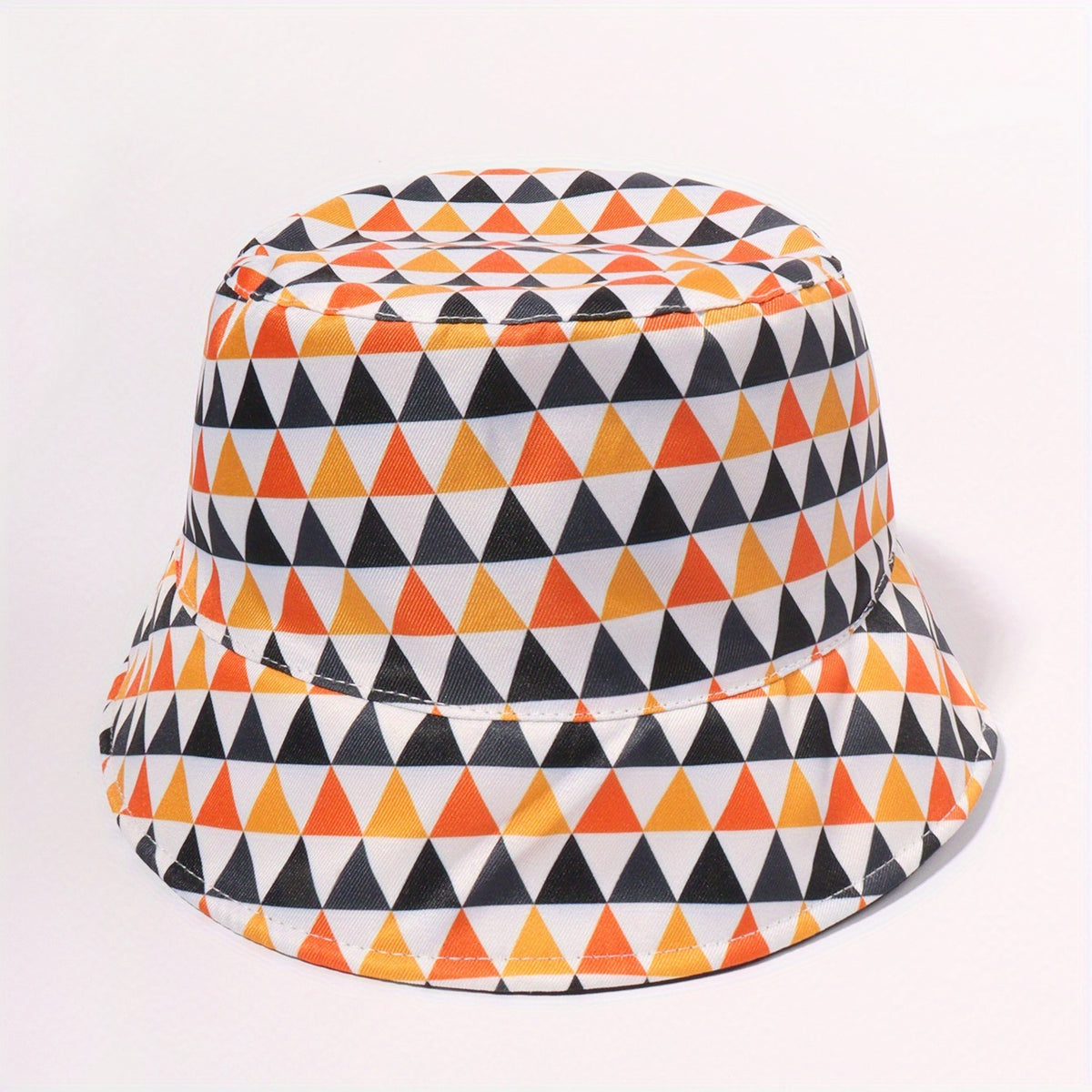 Boho Reversible Bucket Hat Block Printed Lightweight Basin Hat