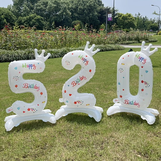 DIY Number Balloon for Birthday Party Decorations