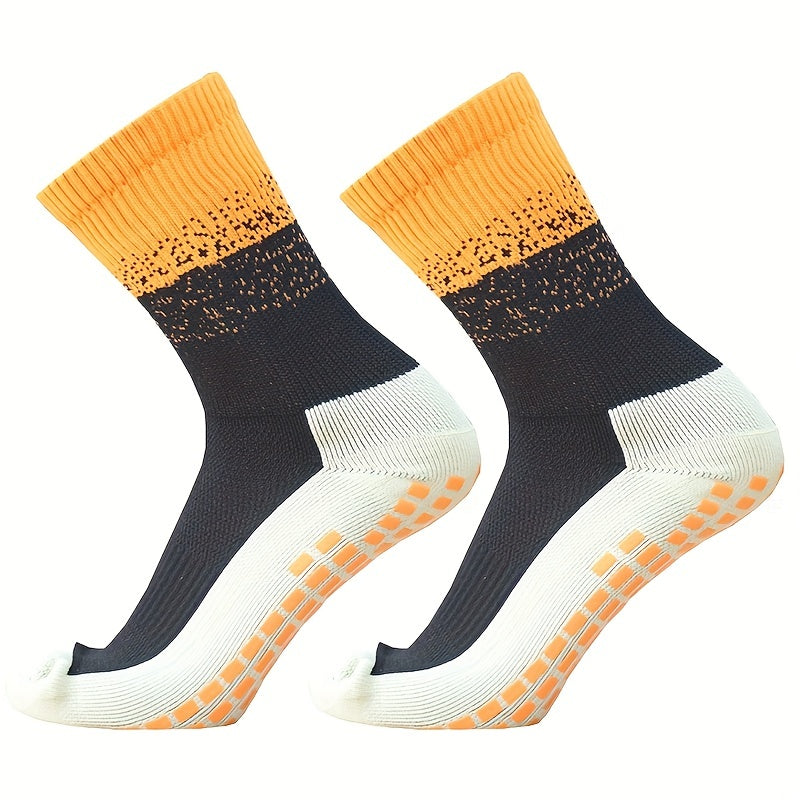 Thickened Non-slip Silicone Bottom Football Socks Mid-calf Athletic Socks