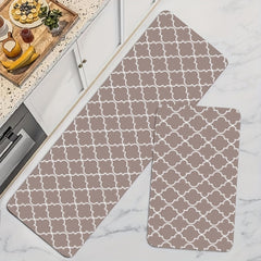 Geometric Print Kitchen Sponge Mat Anti Slip Floor Mat
