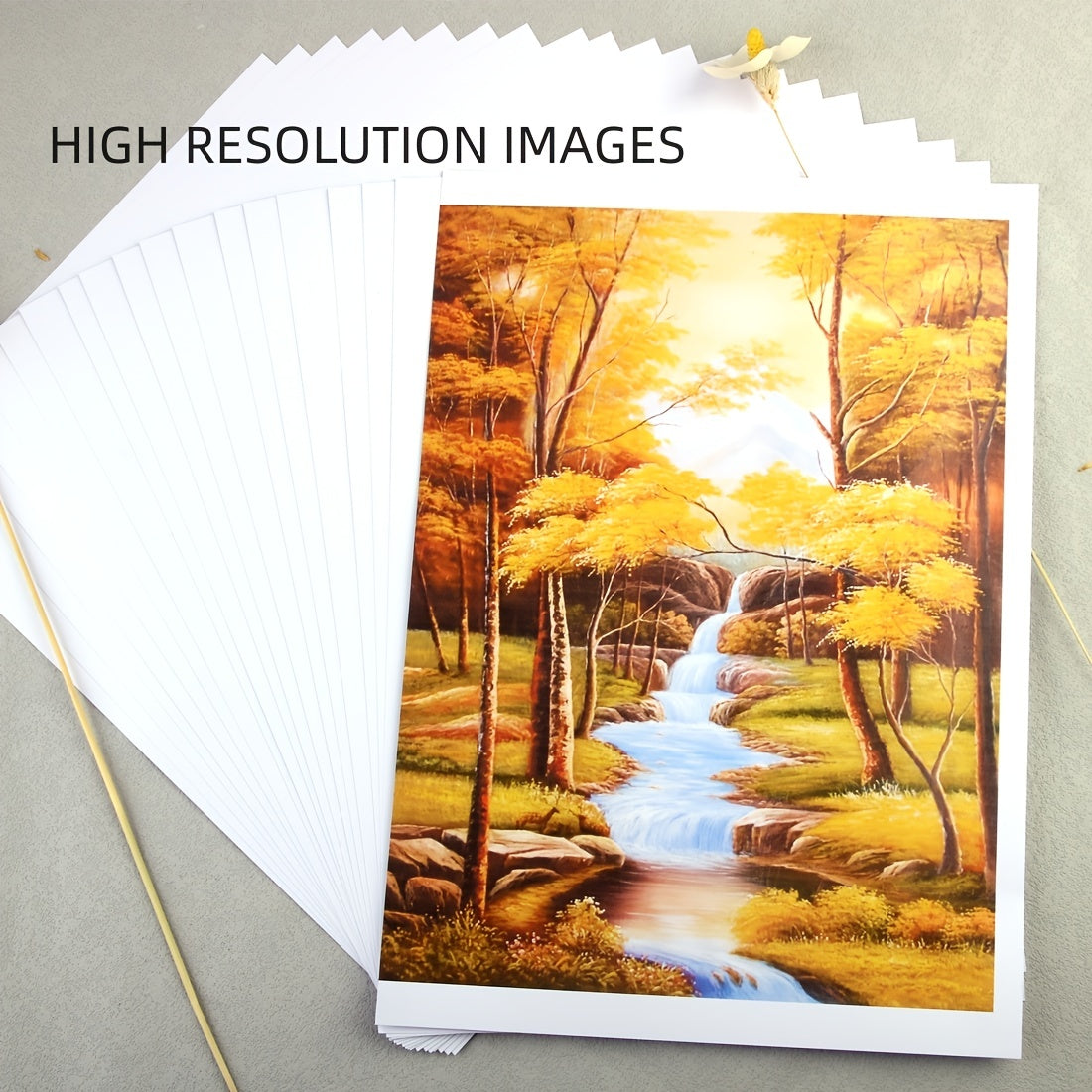 High Density Photo Paper Inkjet Printing 20 Sheets 8.3x11.7in