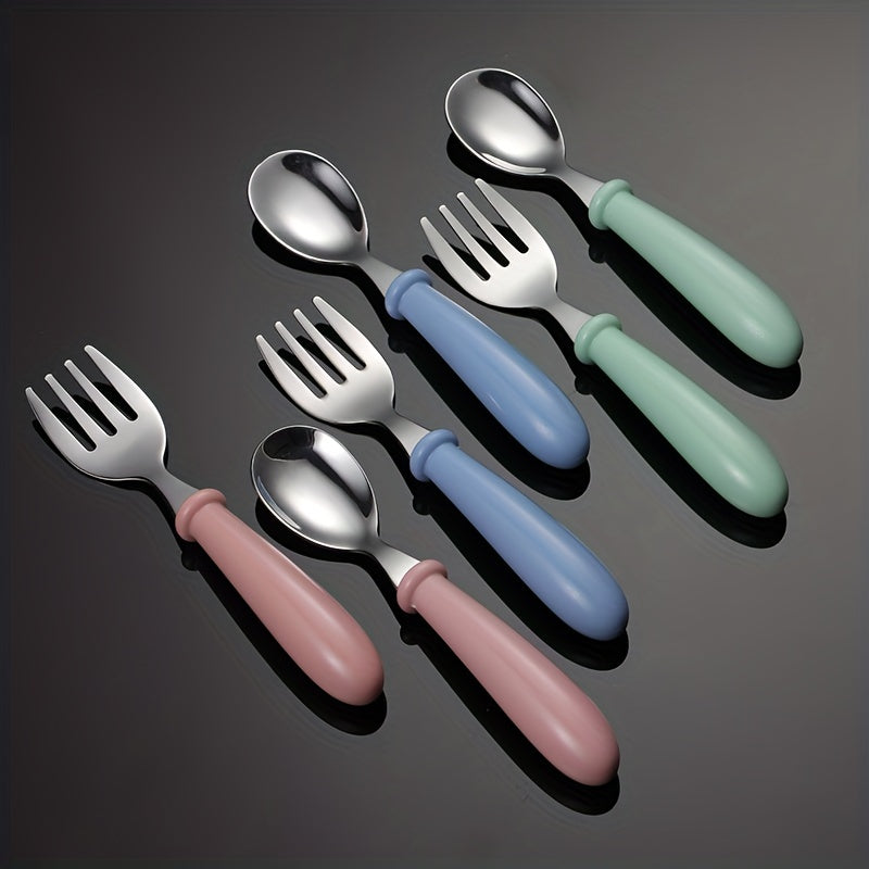 Stainless Steel Cutlery Set for Kids and Adults - Spoon, Fork, Milk Spoon