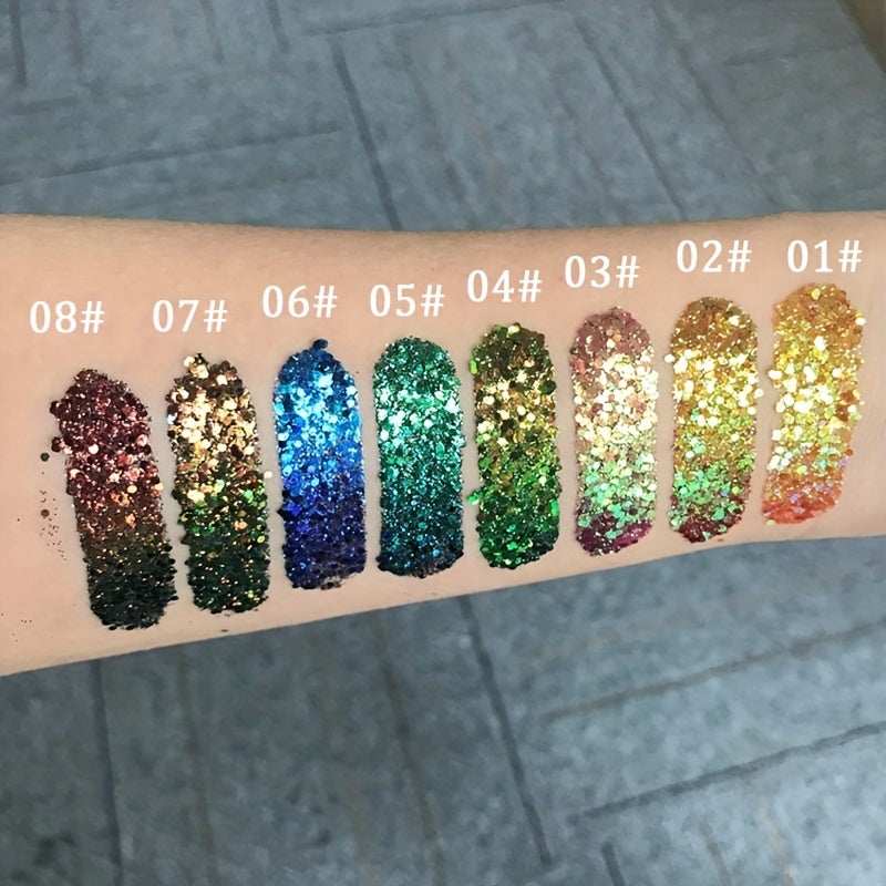 10g Chameleon Eyeshadow Metallic Glitter Eye Shadow Palette Makeup