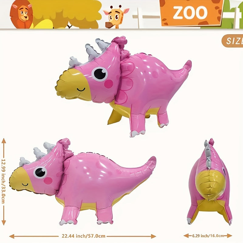 2pcs Dinosaur Aluminum Film Balloon Party Decoration Scene Layout Christmas