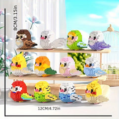 Bird Parrot Building Blocks Set Educational Learning Toy Gift