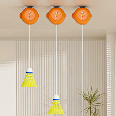Badminton Rebound Trainer with 6 Balls