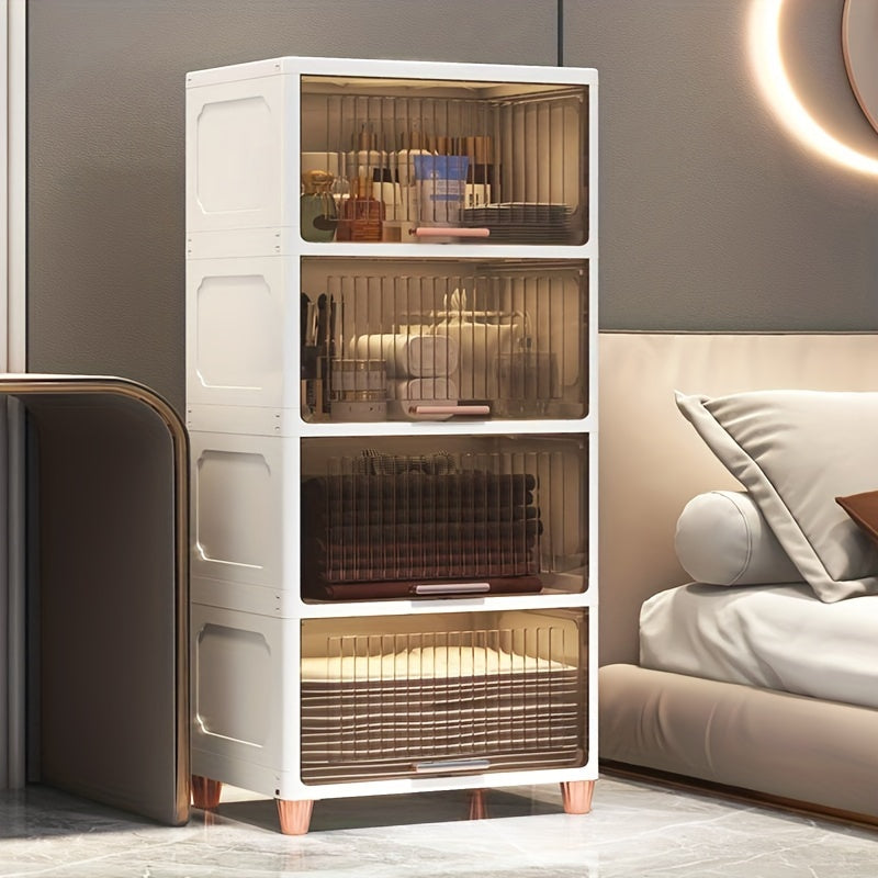 Clear Drawers Flip Open Storage Bins Storage Drawer Organizer