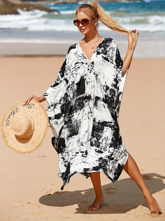  Tie Dye Cover Up Dress