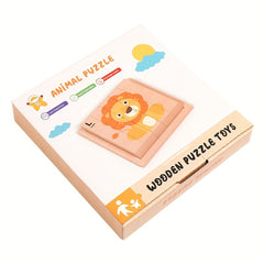 Wooden Block Building Set for Kids - Educational and Imaginative Toy