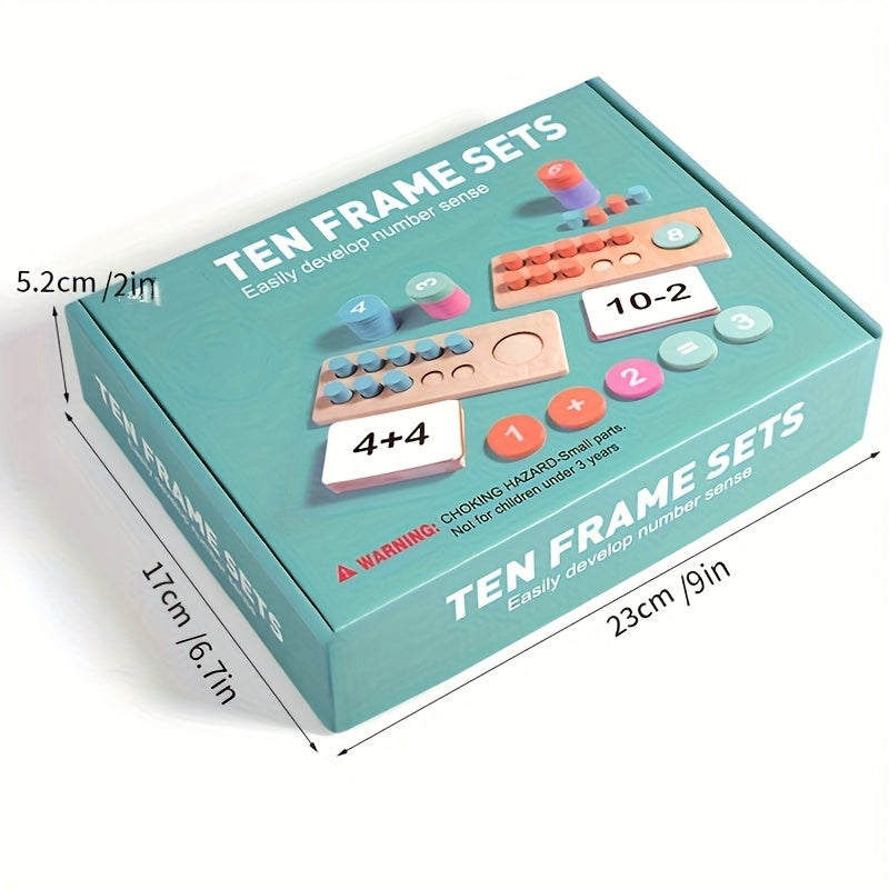 Wooden Math Toy for Addition & Subtraction