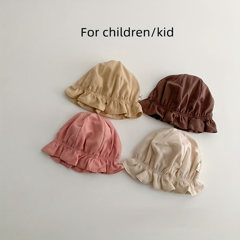 Baby Sunshade Fisherman Hat Basin Cap Breathable Thin