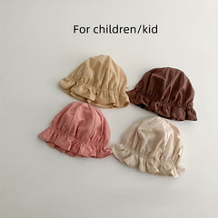 Baby Sunshade Fisherman Hat Basin Cap Breathable Thin