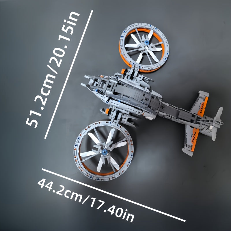 1204pcs Intergalactic Warship & Destroyer Model Set