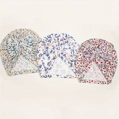 Autumn Printed Bow Baby Hat 0-3 Years Old