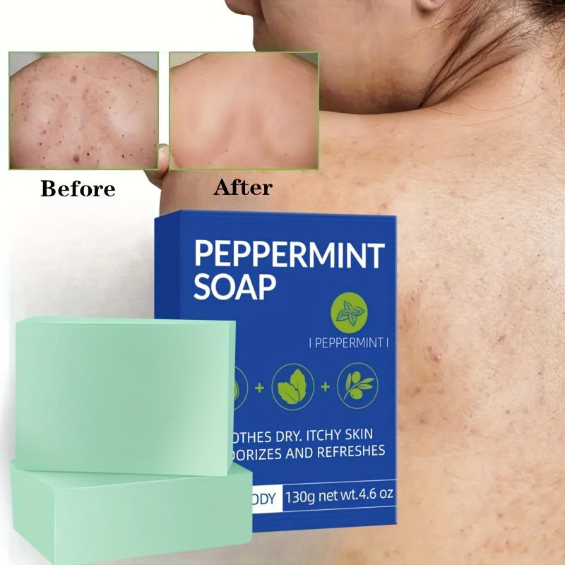 Peppermint Pampering Body Soap Deodorant 130g