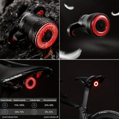 Bike Tail Light Ultra Bright LED USB Rechargeable Waterproof Cycling Safety