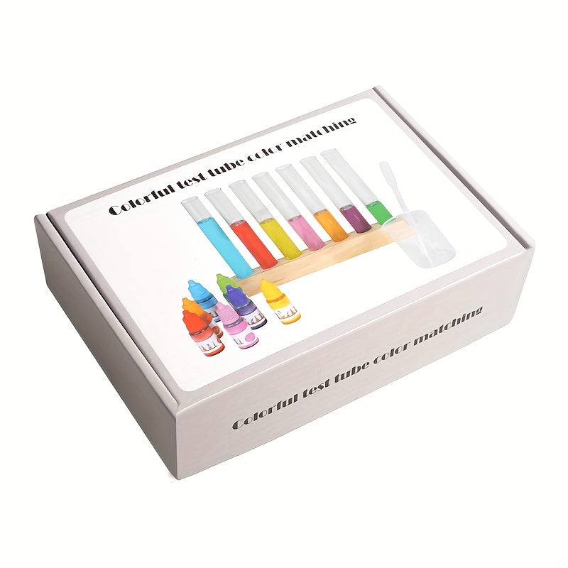 Kids Mixing Test Tube Experiment Kit Educational Sensory Learning Set
