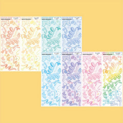 Waterproof Lace Bowknot Stickers for Journals & Crafts, Pastel Colors