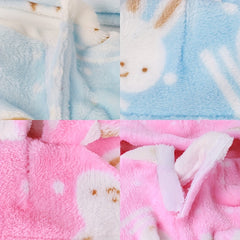 Plush Bunny Onesie for 12 Inch Dolls