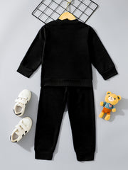 Boy's Cartoon Animal Print Set
