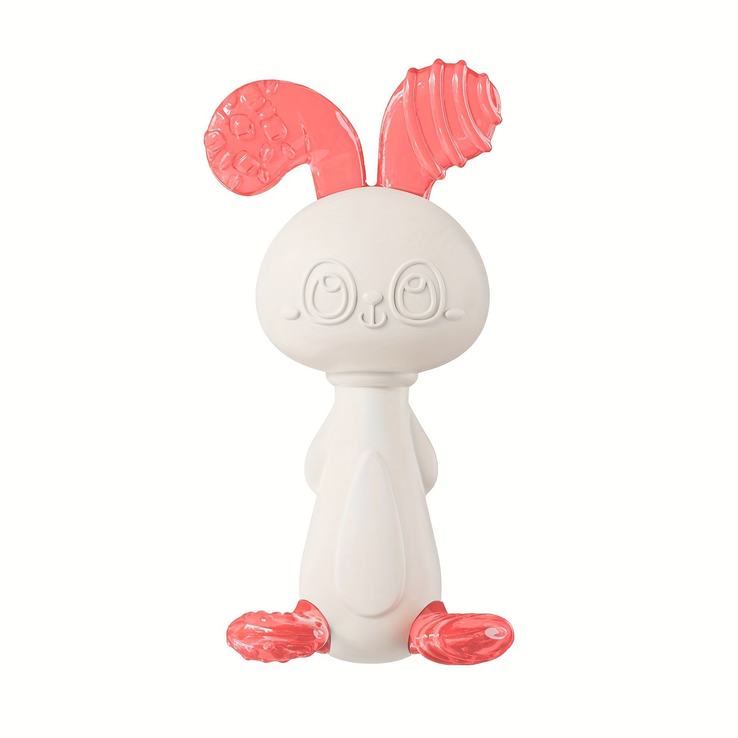 Soft Silicone Rabbit Teething Toy for Babies 0-3 Years