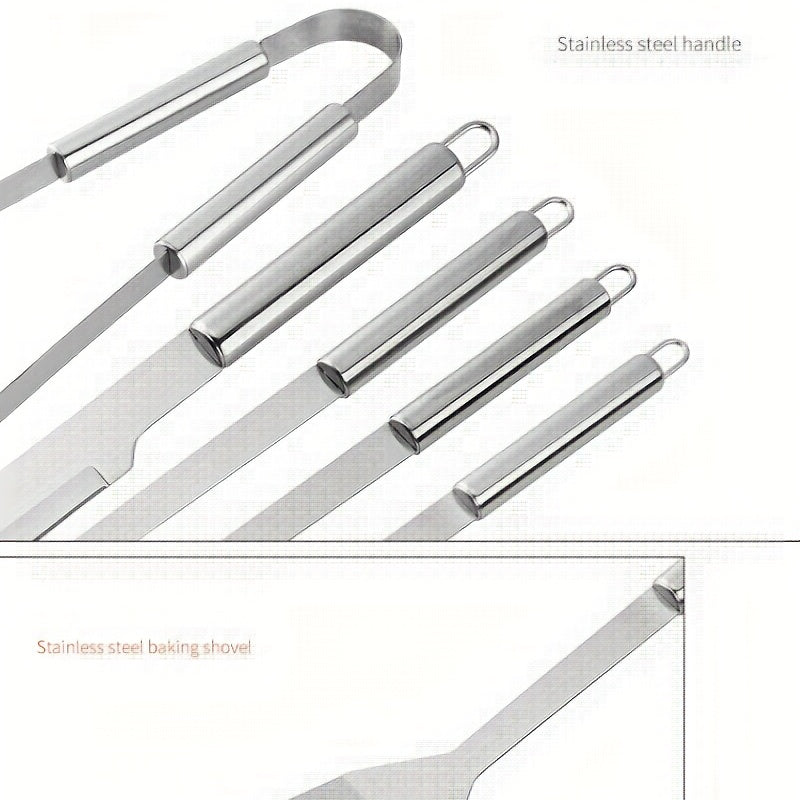 5pcs BBQ Set Outdoor Barbecue Kit with Storage Bag