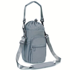 Sports Water Bottle Carrier Sling Bag 1L Capacity & Phone Pocket