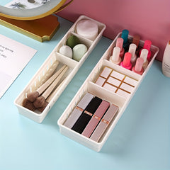 Removable Drawer Divided Storage Box for Kitchen Tableware and Jewelry