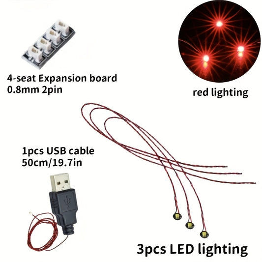 5pcs Model Making Lighting Mini Lights DIY Lighting Kit for Building Models