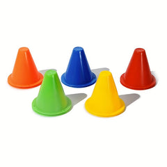 10pcs Roller Skating Obstacle Football Training Bucket Random