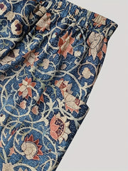 Geometric Print High Waist Wide Leg Loose Pants