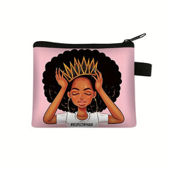 Cartoon Girl Pattern Kids Coin Purse
