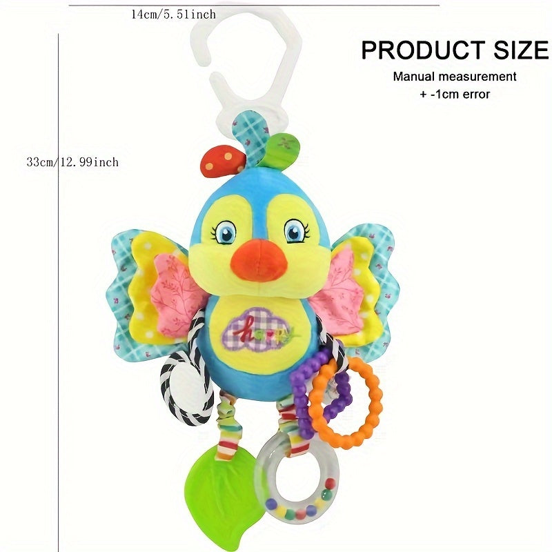 MAYAPHILOS Plush Sensory Stroller Toy for Babies