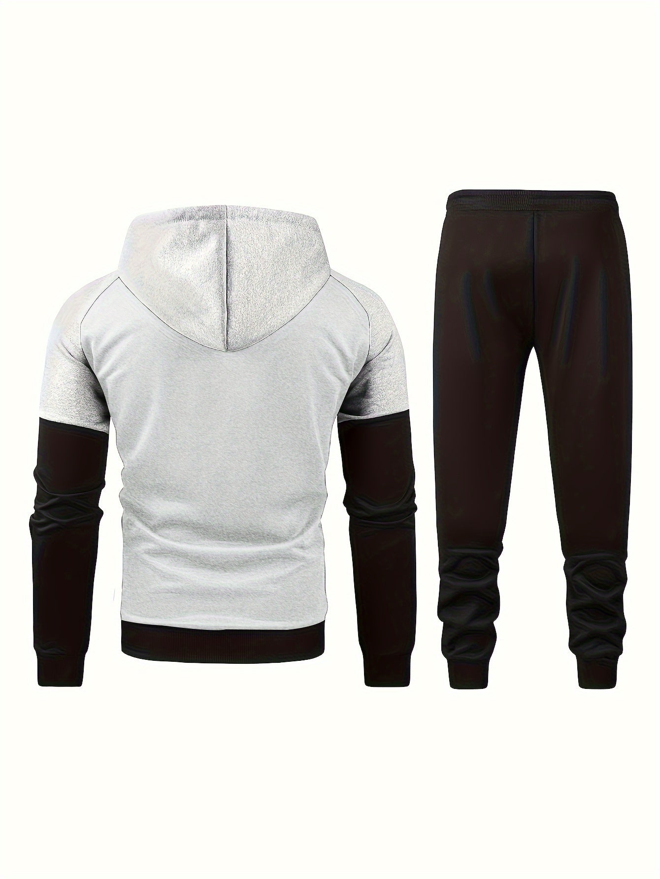 Men's Sports Set Comfy Zip Up Jacket & Active Sweatpants