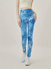  Tie Dye High Waist Yoga Pants