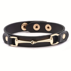 Adjustable Horseshoe Buckle Bracelet Unisex Jewelry