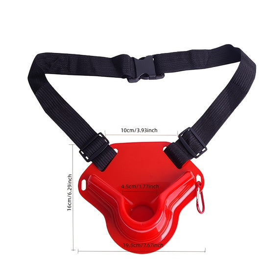 Sea Fishing Rod Rack Belt Pole Waist Support Belt For Boat Fishing