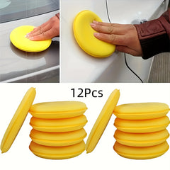 12pcs Car Foam Applicator Pad Sponge for Waxing and Polishing