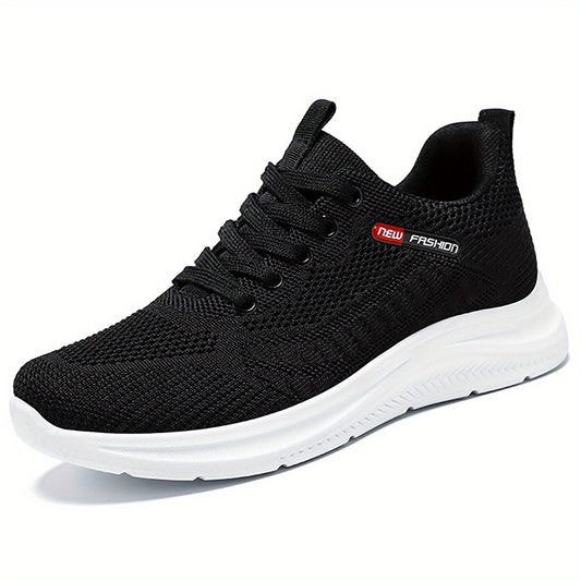 Women's Lightweight Mesh Sneakers Lace Up Soft Sole Sporty Shoes