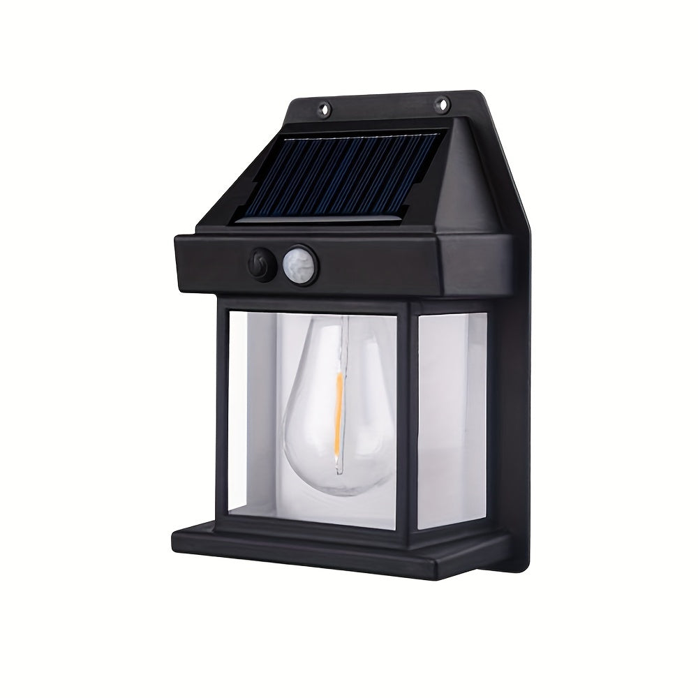 LED Solar Wall Light Outdoor Motion Sensor Waterproof Solar Garden Light