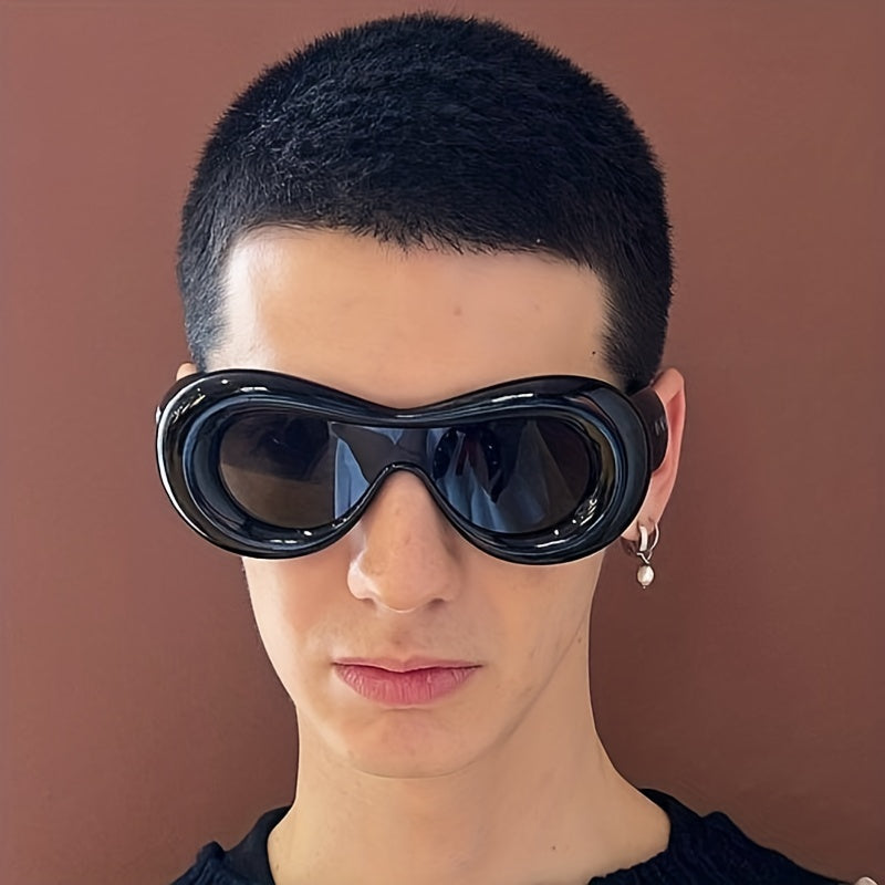 Oversized Cat Eye Sunglasses Thick Frame Eyewear