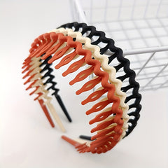 Non Slip Toothed Headband for Face Wash