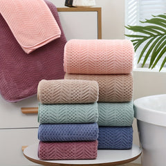 High-end Face Towel Abstract Pattern 13.77x29.53in