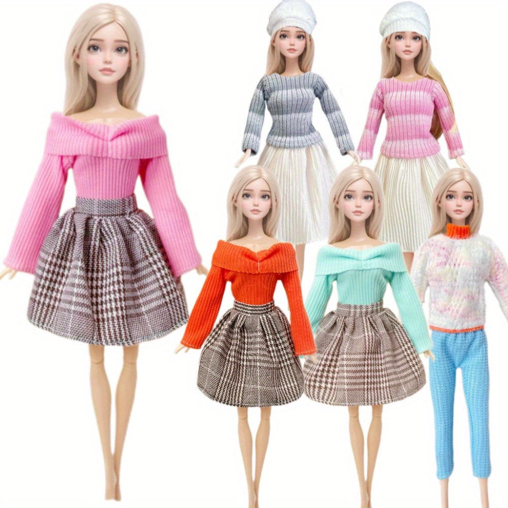 Princess Noble Dress Coat Pants Doll Clothes for Doll Accessories Girl Gift Toy