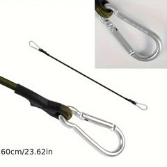 Heavy Duty Elastic Bungee Cords 8mm Carabiner Clips Tarpaulin Waterproof