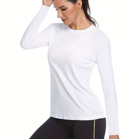 Women's UPF 50 Sun Protection Long Sleeve Outdoor T-Shirt
