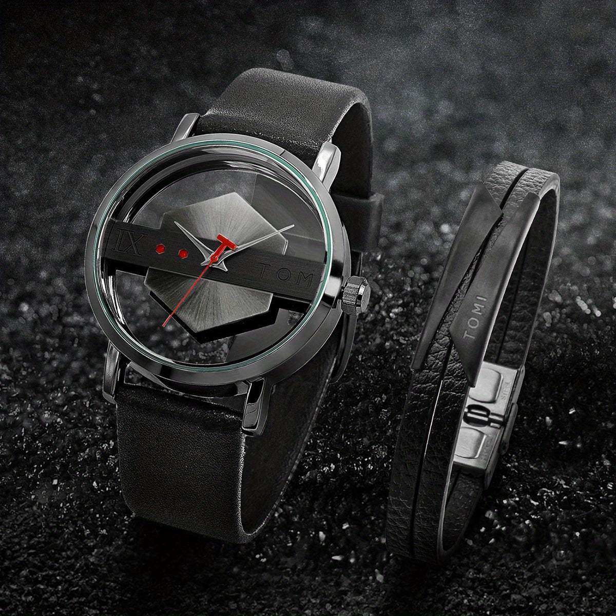Boys 12-18 Years Watch & Bracelet Set