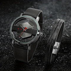 Boys 12-18 Years Watch & Bracelet Set